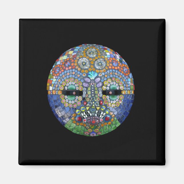 Marge mosaic mask magnet (Front)