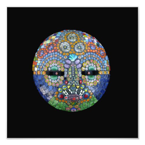 Marge Mosaic Mask Photo Print