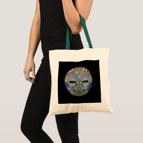 Marge Mosaic Mask Tote Bag