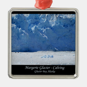 Margerie Glacier Calving/Glacier Bay Alaska Metal Ornament