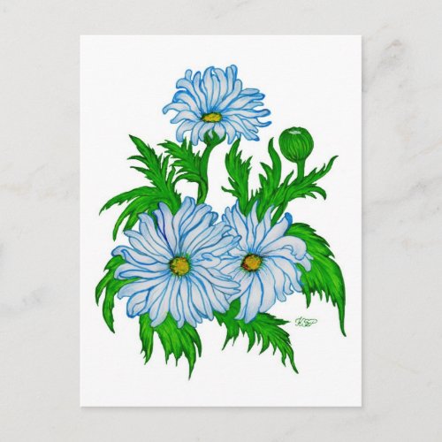 Margeriten Blume Postcard