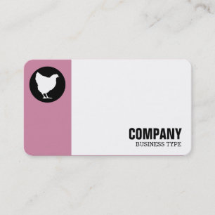 Margin Circle - Hen - Cashmere Rose Business Card