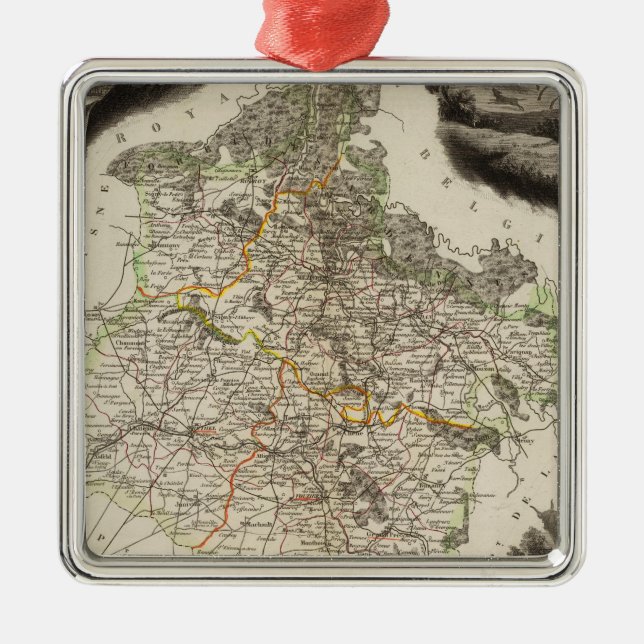 Margin illustrations metal ornament (Front)