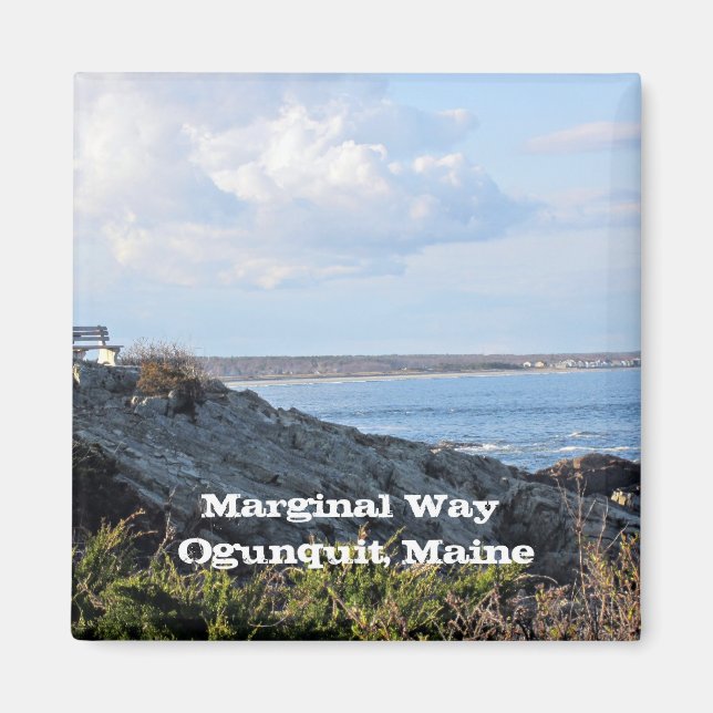 Marginal Way, Ogunquit, Maine Magnet (Front)