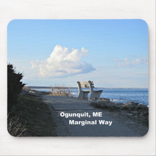 Marginal Way Ogunquit Maine Mouse Pad