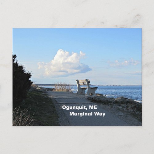 Marginal Way Ogunquit Maine Postcard