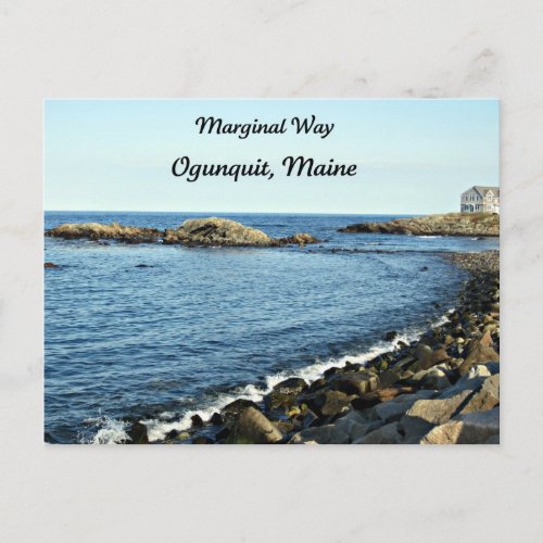 Marginal Way Ogunquit Maine Postcard