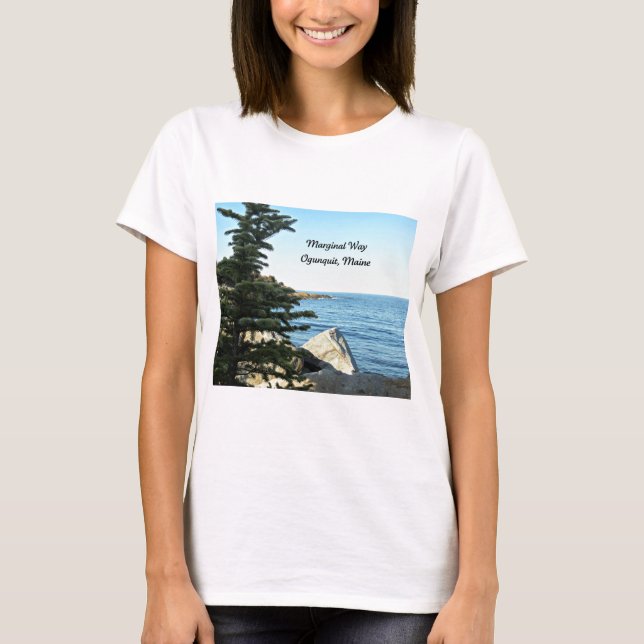Marginal Way, Ogunquit, Maine T-Shirt (Front)