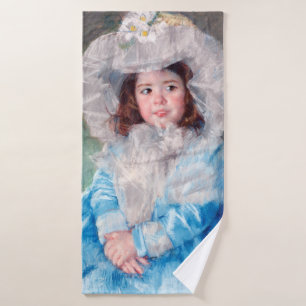 Margot in Blue, Mary Cassatt Bath Towel