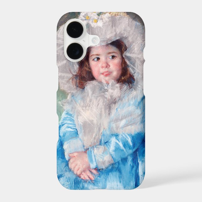 Margot in Blue, Mary Cassatt Case-Mate iPhone Case (Back)