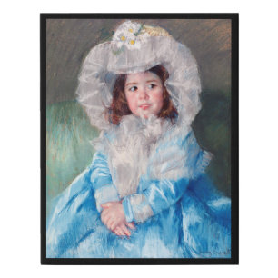 Margot in Blue, Mary Cassatt Faux Canvas Print