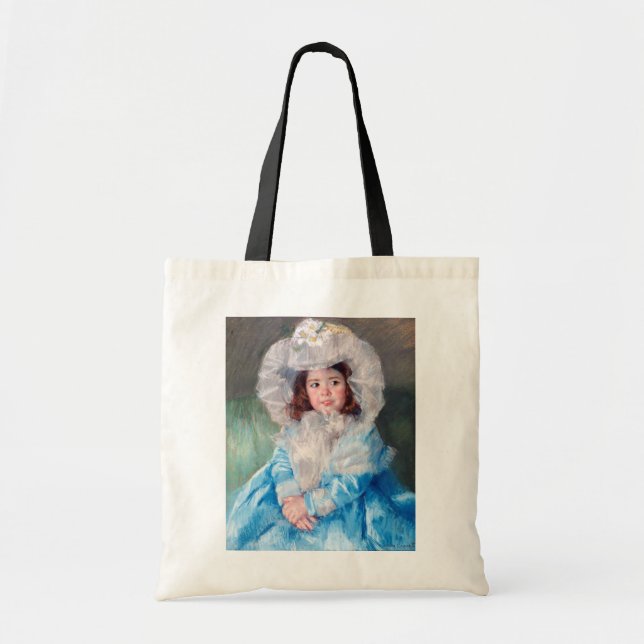 Margot in Blue, Mary Cassatt Tote Bag (Front)