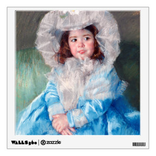 Margot in Blue, Mary Cassatt Wall Decal