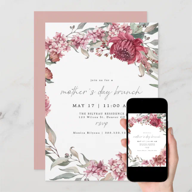 Mother's Day Invitation Package