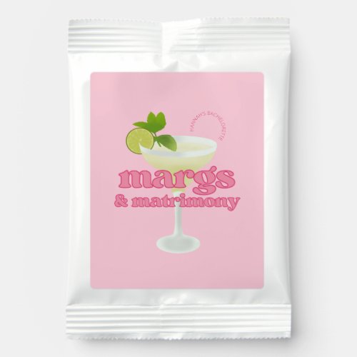 Margs and Matrimony Bachelorette Party Margarita Drink Mix