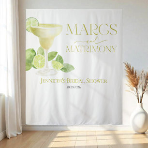 Margs and Matrimony   Bridal Shower Backdrops
