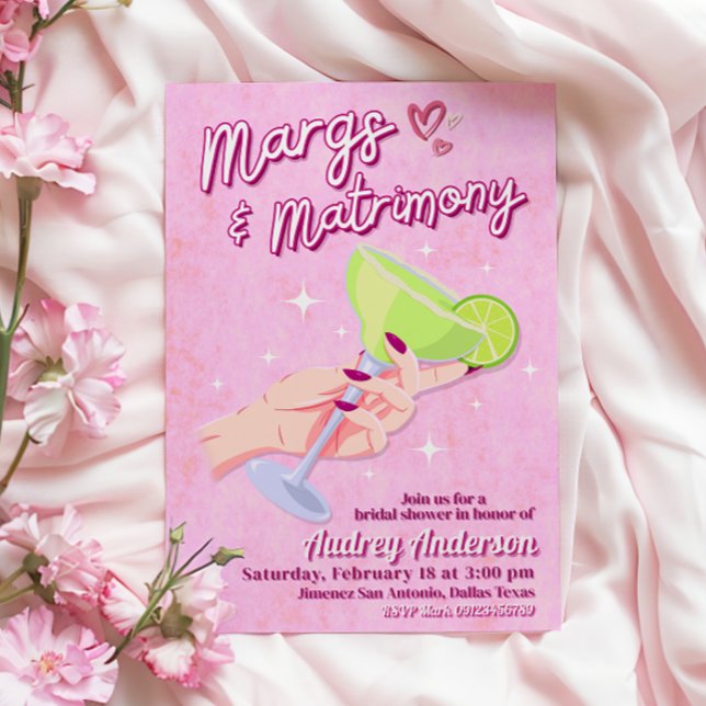 Margs and Matrimony - Bridal Shower Invitation (Margs and Matrimony - Bridal Shower Invitation)