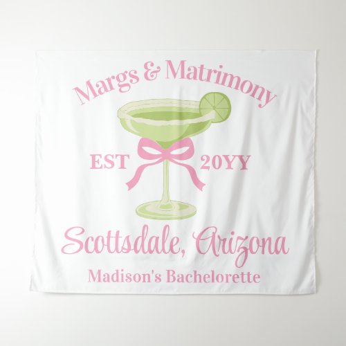 Margs  Matrimony Bachelorette Party Bach Backdrop