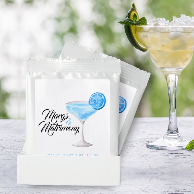 Margs & Matrimony Blue Bridal Shower Margarita Drink Mix (Margs & Matrimony Blue Bridal Shower Margarita Drink Mix
)