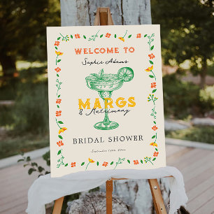 Margs & Matrimony Bridal Shower Welcome Sign