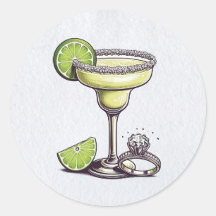 Margs & Matrimony Classic Round Sticker