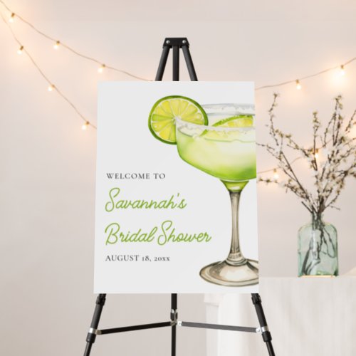 Margs  Matrimony Lime Bridal Shower Welcome Sign