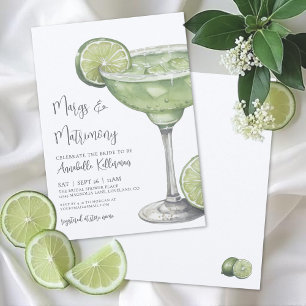 Margs & Matrimony Margarita Bridal Shower Invitation