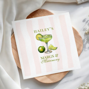 Margs & Matrimony Margarita Bridal Shower Napkins