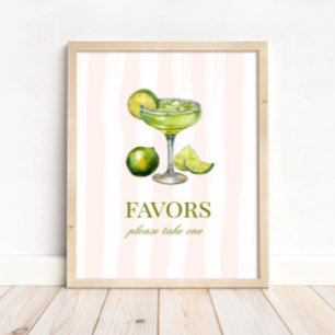 Margs & Matrimony Margarita Bridal Shower Sign