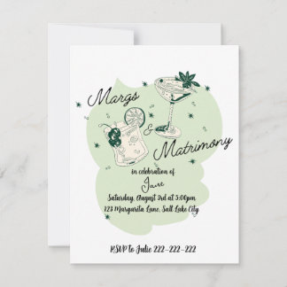 Margs & Matrimony  Note Card