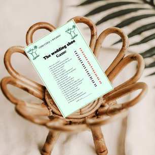 Margs & Matrimony Weding Shoe Game Card