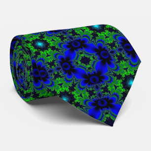 Marguerite , Daisies Flowers in retro style Neck Tie