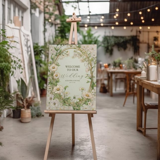 Marguerite Daisy Dusty Wedding Foam Board (Creator Uploaded)