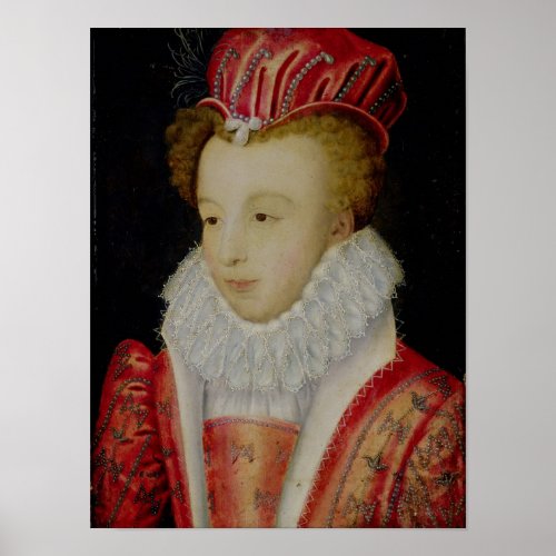 Marguerite de Valois c1572 Poster