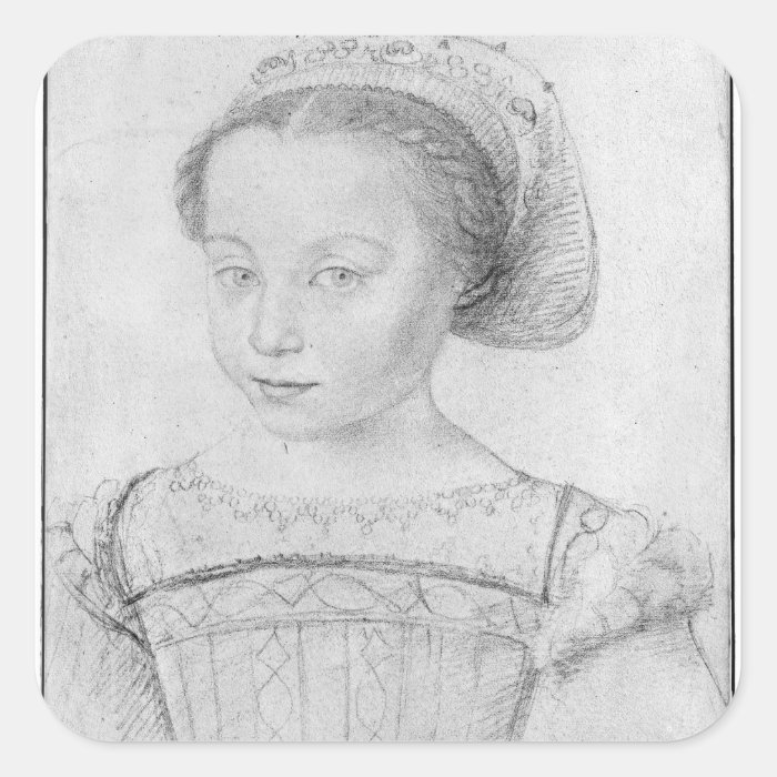 Marguerite de Valois  known as La Reine Margot Square Sticker