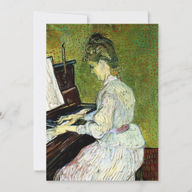 Marguerite Gachet at the Piano by Vincent van Gogh (Front)