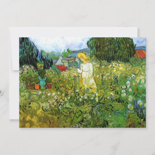 Marguerite Gachet in Garden by Vincent van Gogh