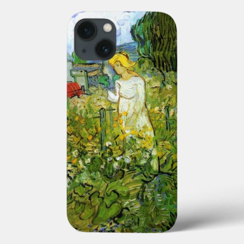 Marguerite Gachet in Garden by Vincent van Gogh iPhone 13 Case