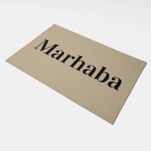 Marhaba - simple Arabic greeting Doormat