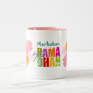 Marhaban ya Ramadhan Two-Tone Coffee Mug