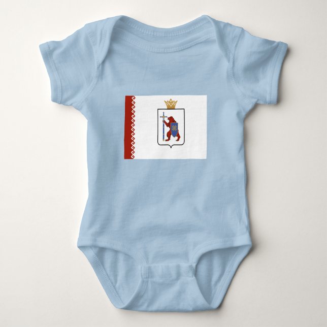 Mari El Flag Baby Bodysuit (Front)
