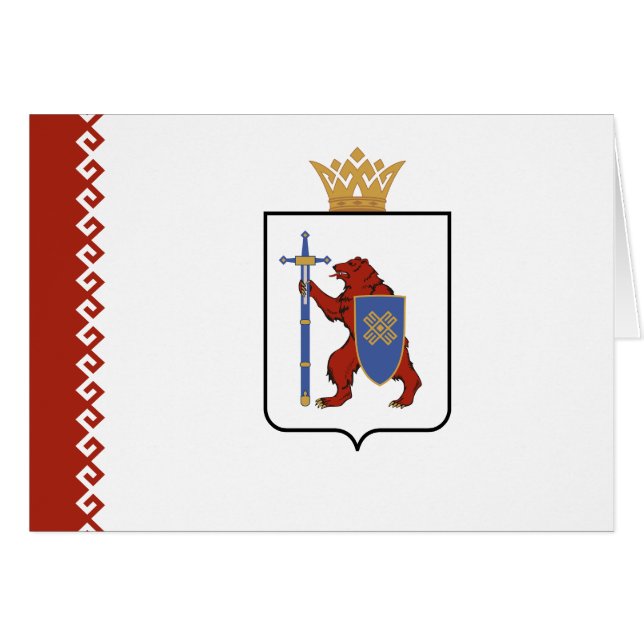 Mari El Flag Cards (Front Horizontal)