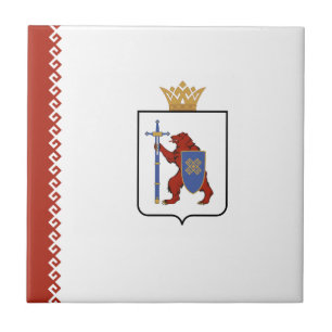 Mari El Flag Ceramic Tile