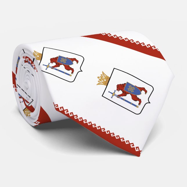 Mari El Flag Neck Tie (Rolled)