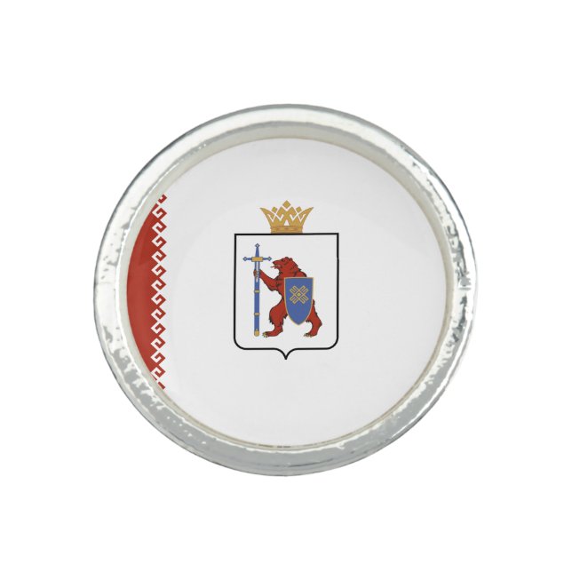 Mari El Flag Ring (Front)