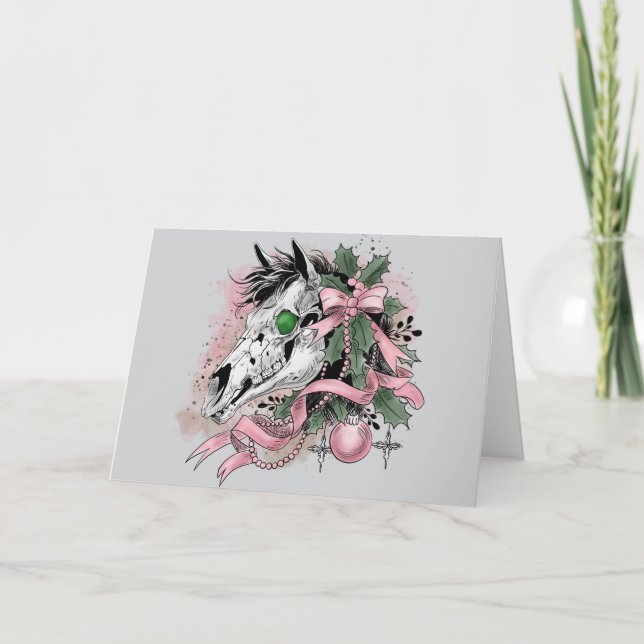 Mari Lwyd Card (Front)