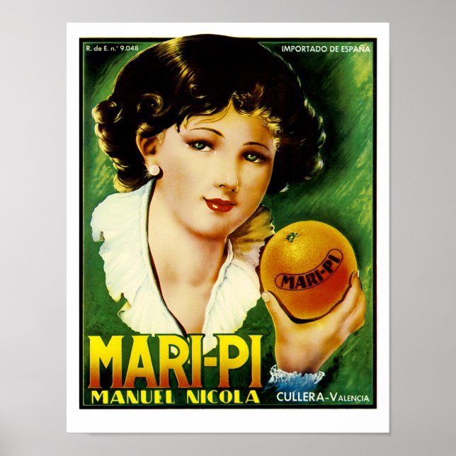 Mari Pi Oranges Poster (Front)