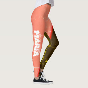 Maria Add Your Name Abstract Art Leggings