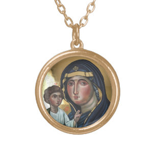 Maria Advocata Nostra Gold Plated Necklace