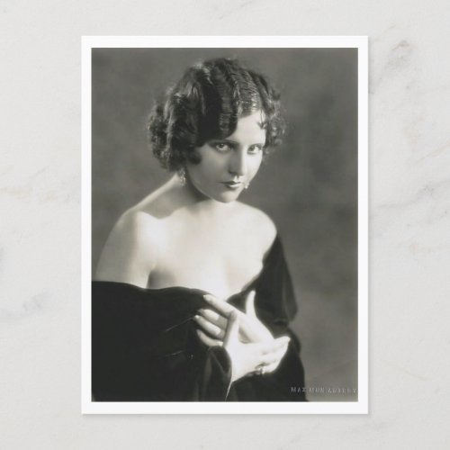 Maria Alba Silent Film Actress Postcard